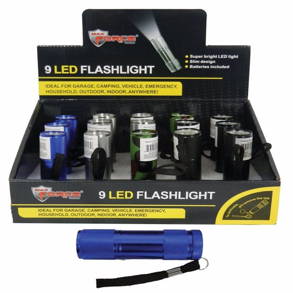 Diamond Visions Max Force Assorted LED Flashlight AAA Battery FL-9LE